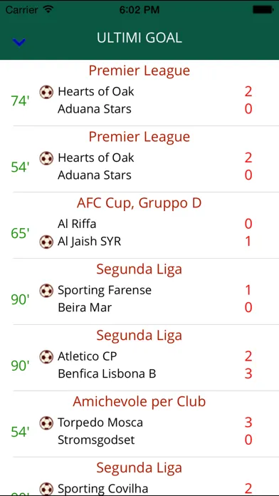 Diretta365 - Football Livescores Screenshots