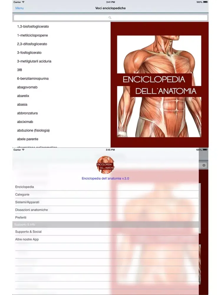 Enciclopedia dell'ANATOMIA - FREE iPad  Screenshots
