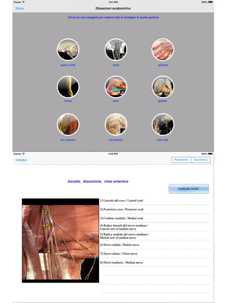 Enciclopedia dell'ANATOMIA - FREE iPad  Screenshots