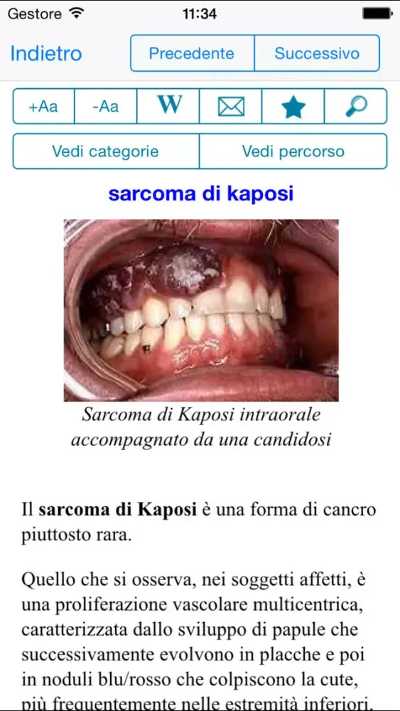 Capturas de tela do Enciclopedia MEDICA illustrata LITE