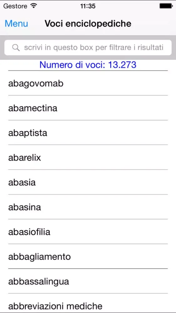 Capturas de tela do Enciclopedia MEDICA illustrata LITE