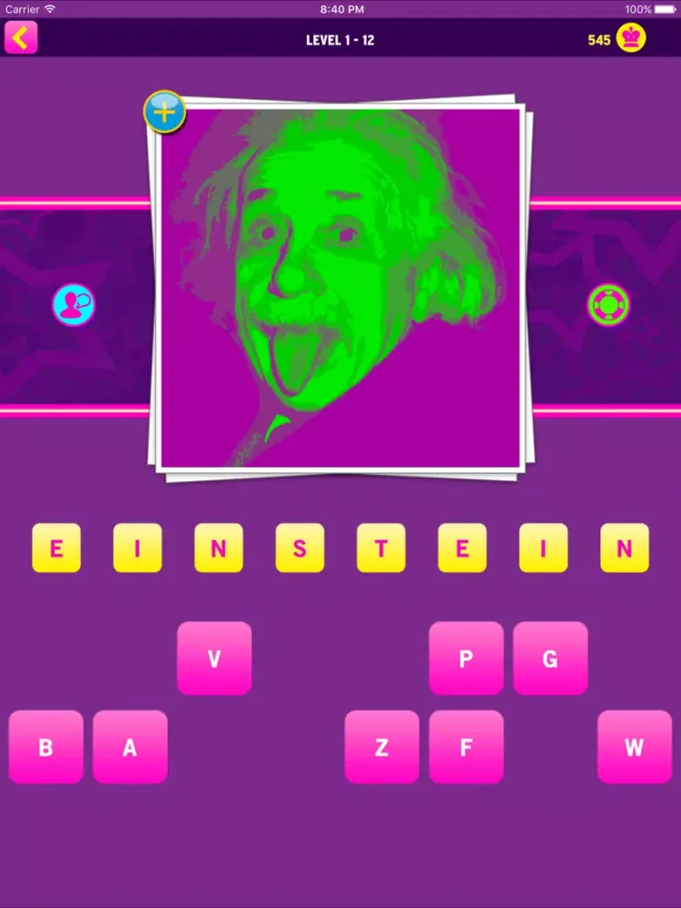 Guess That Celebrity 2 iPad  스크린샷