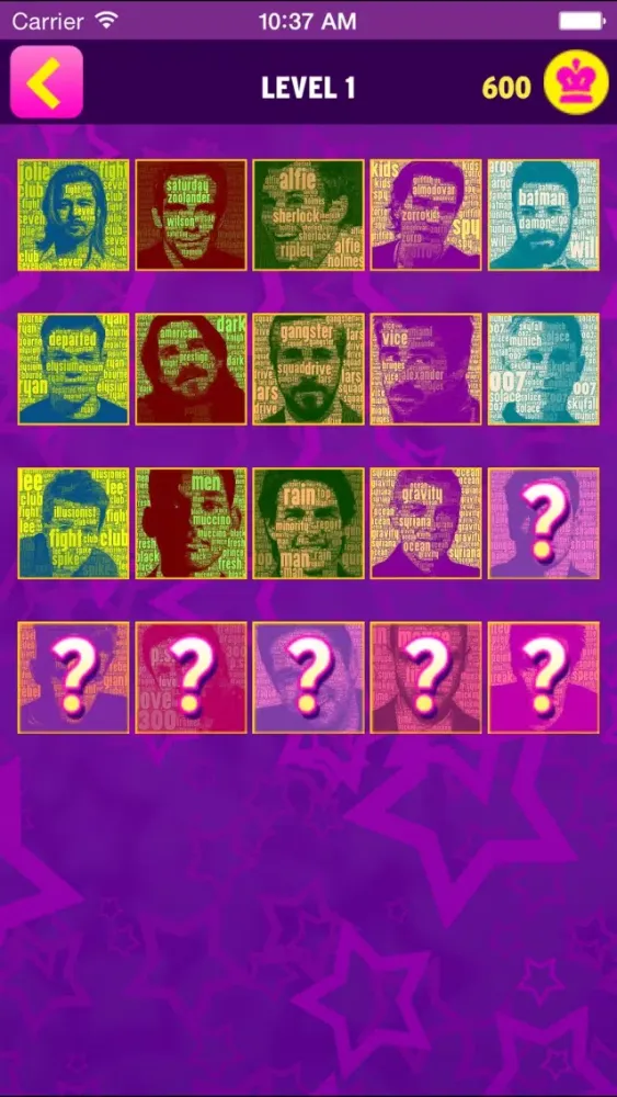 Captures d'écran de Guess that famous actor