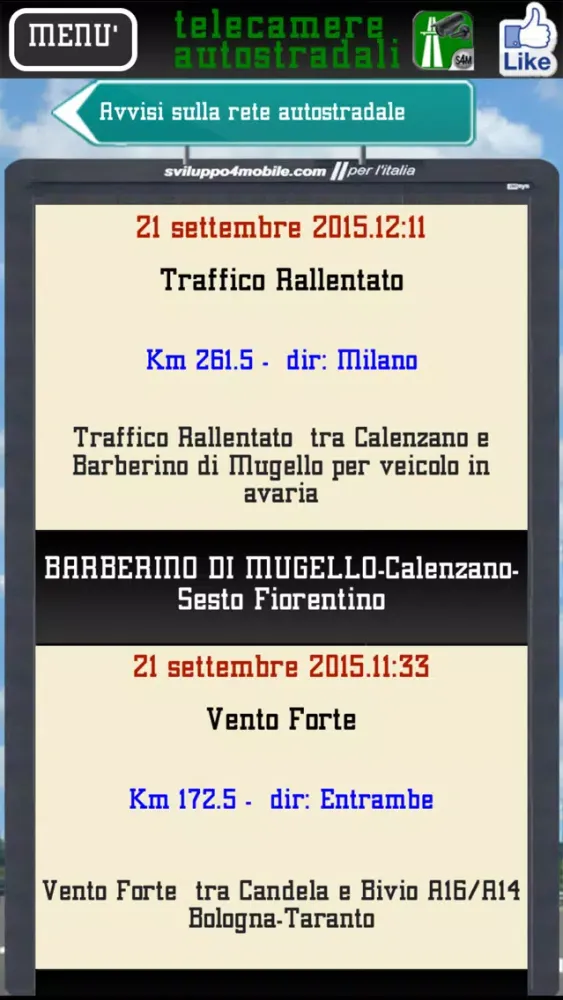 Video Telecamere strade ed autostrade - LITE應用截圖