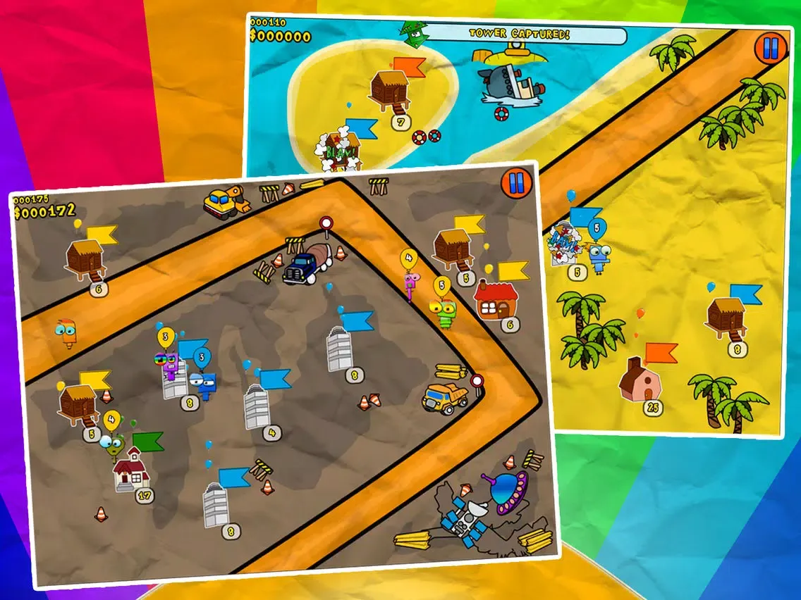 ภาพหน้าจอของ Stop Robots iPad 
