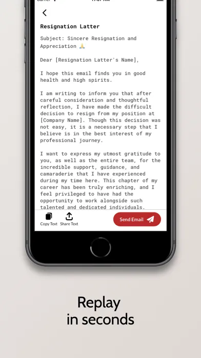Ảnh chụp màn hình của AI Email Writer & Generator