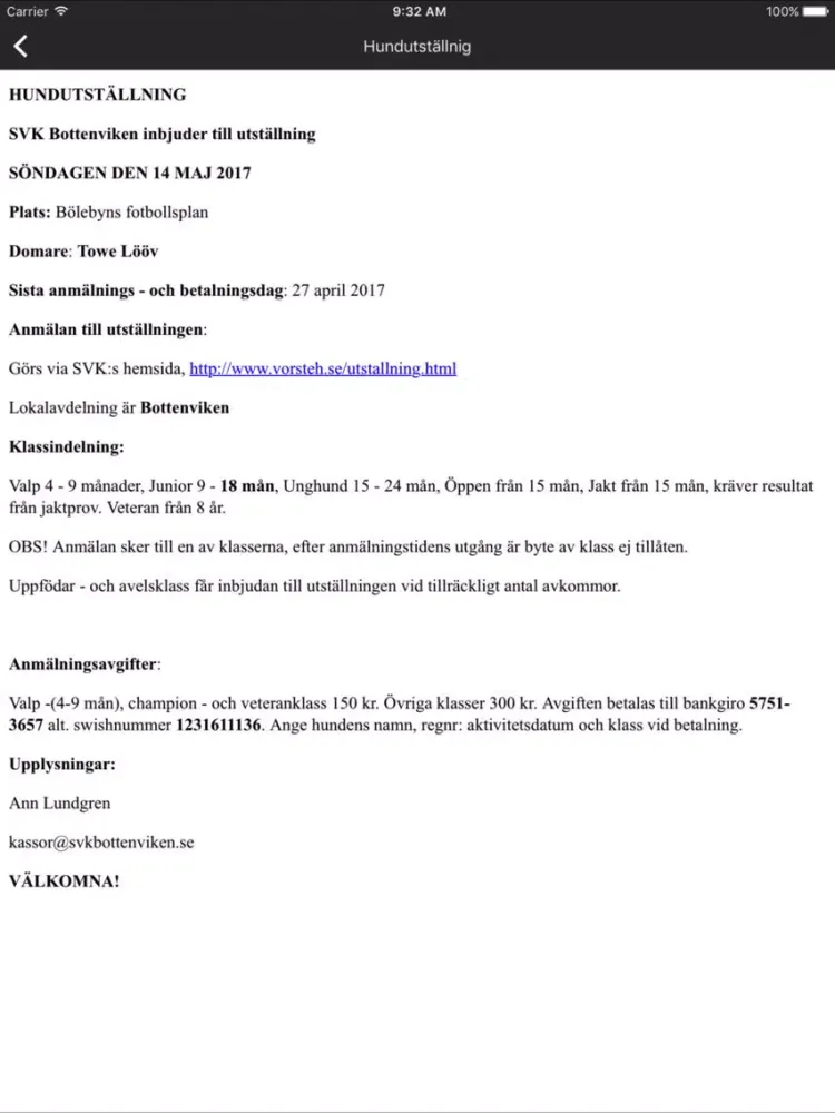 SVK Bottenviken iPad  स्क्रीनशॉट