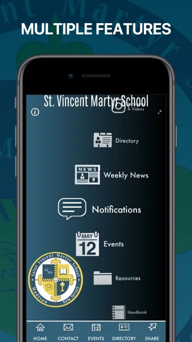 Captures d'écran de St. Vincent Martyr School