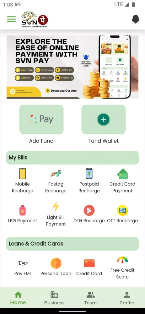 Captures d'écran de SVN PAY: Easy Bill Payments