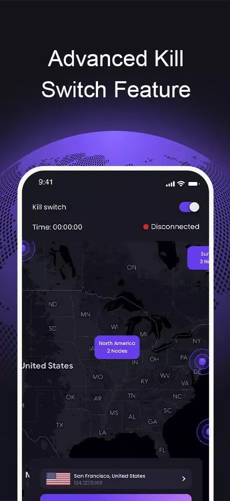 Скриншоты Shadow Node dVPN Lite