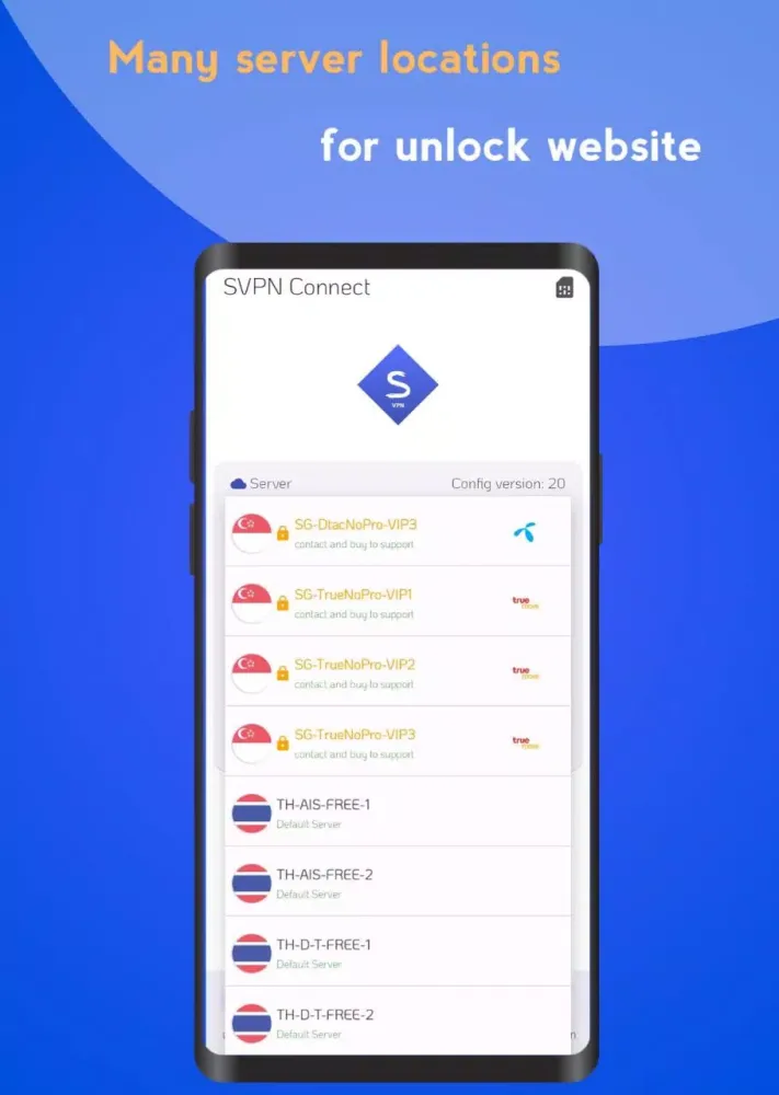 SVPN Connect Ekran Görüntüleri