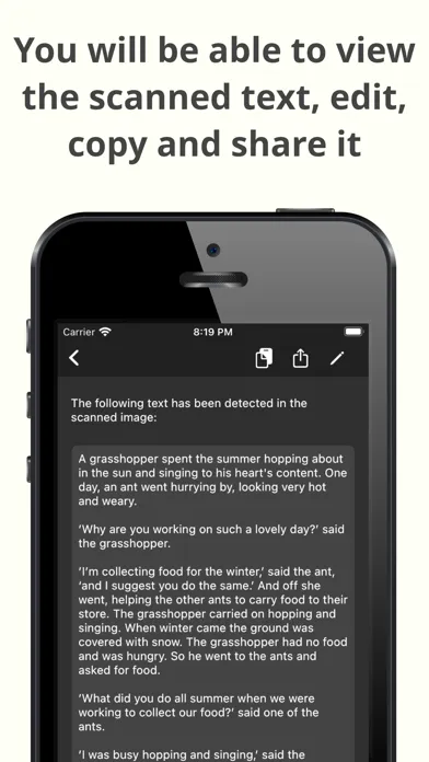 Скриншоты OCR Text Scanner – Text reader