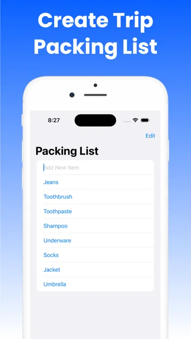 Packing List*应用截图