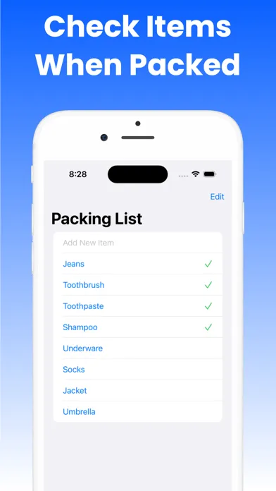 Packing List*应用截图