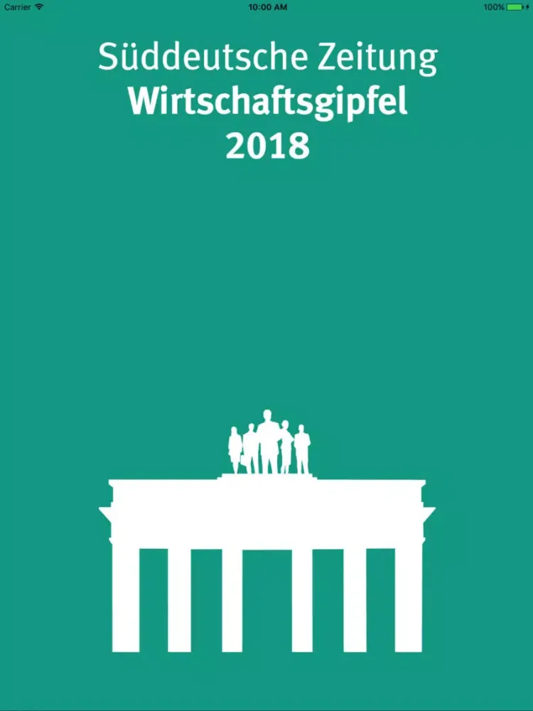 SZ-Wirtschaftsgipfel 2018 iPad 应用截图