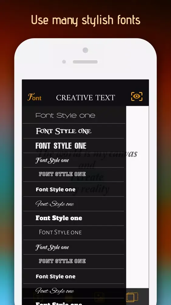 CustomText - use font anywhere Ekran Görüntüleri