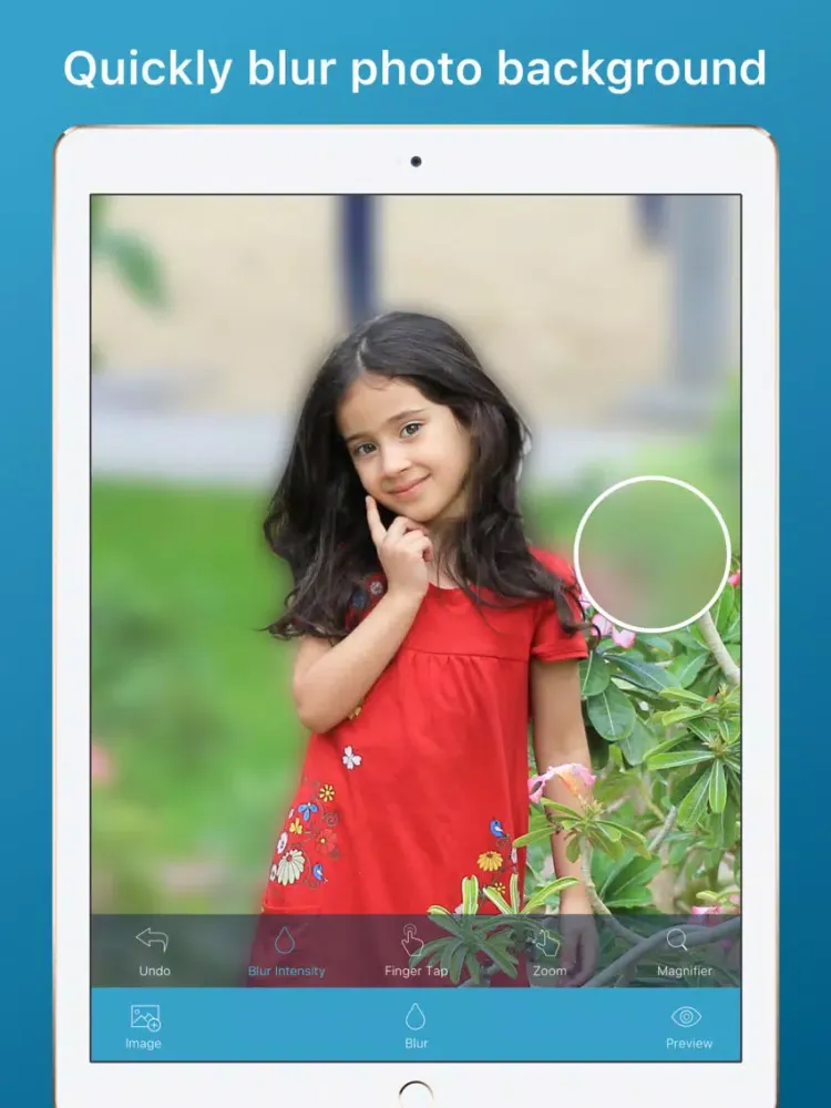 Capturas de tela do Photo Blur effect & editor iPad 