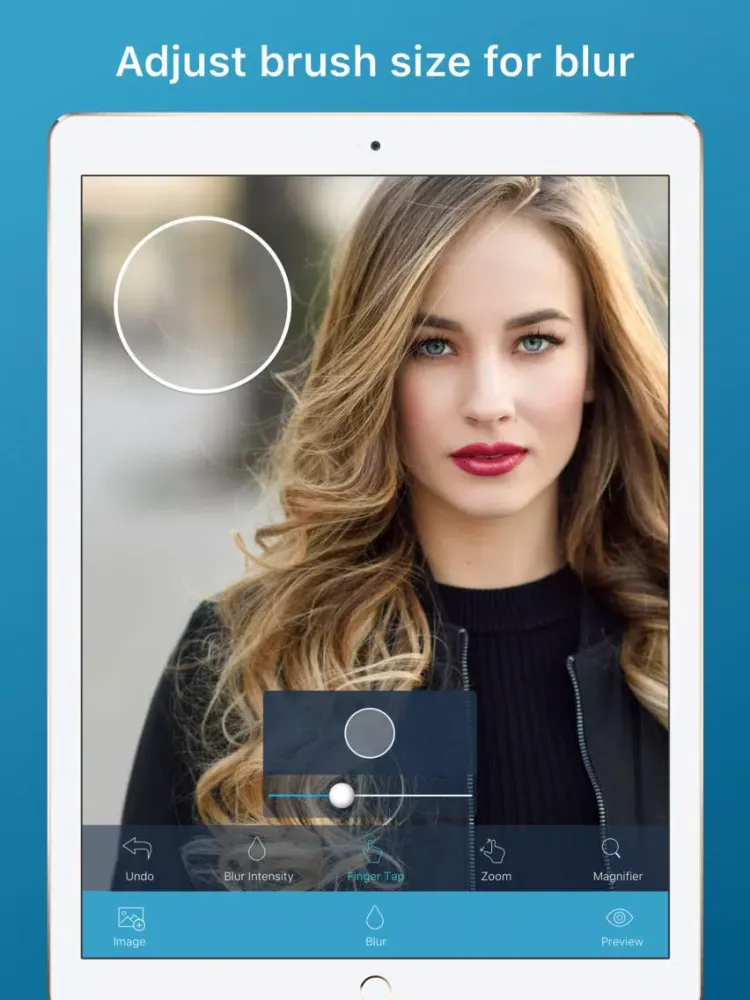 Capturas de tela do Photo Blur effect & editor iPad 