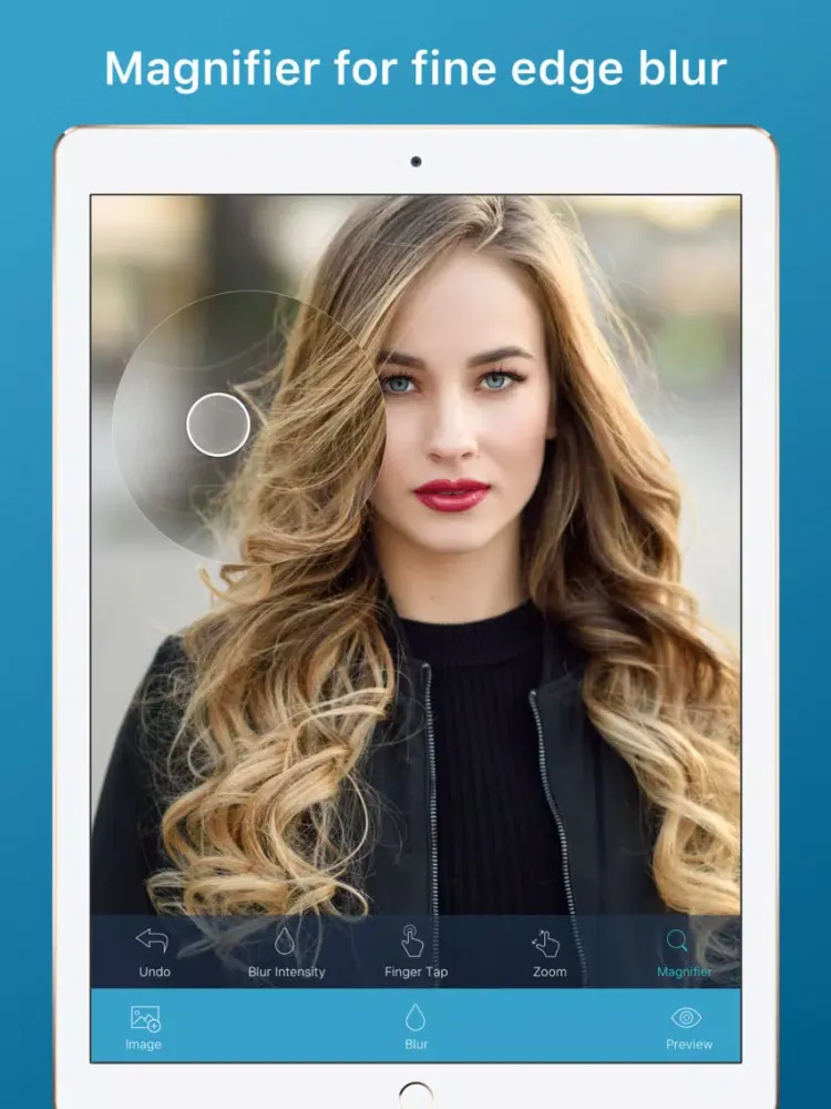 Capturas de tela do Photo Blur effect & editor iPad 