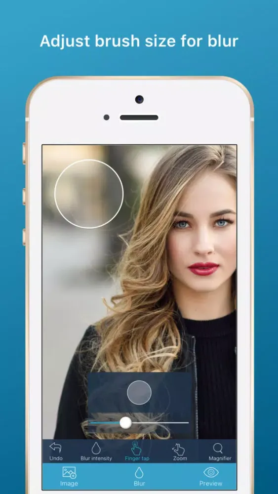 Capturas de tela do Photo Blur effect & editor