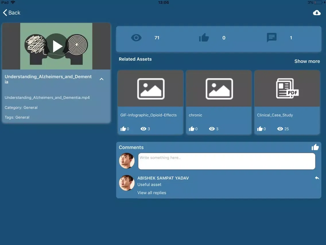 Capturas de pantalla de SwaaS LMS iPad 