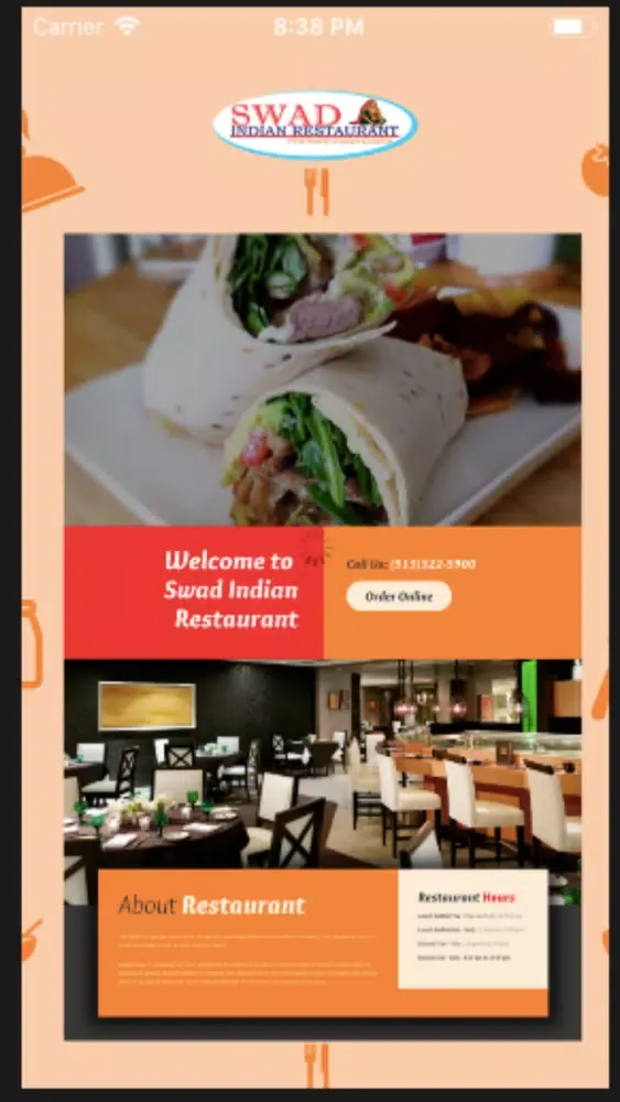 Swad Indian Restaurant 스크린샷