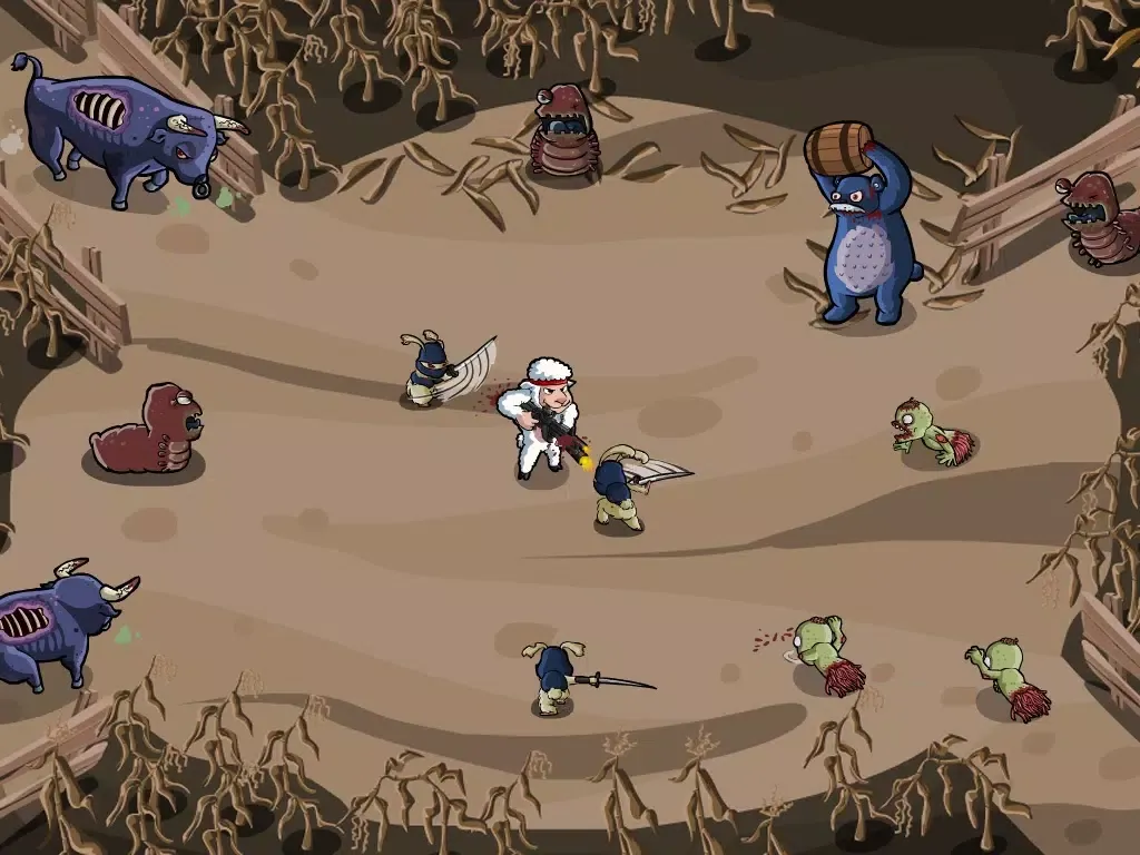 Lamebo VS. Zombies HD iPad  Screenshots