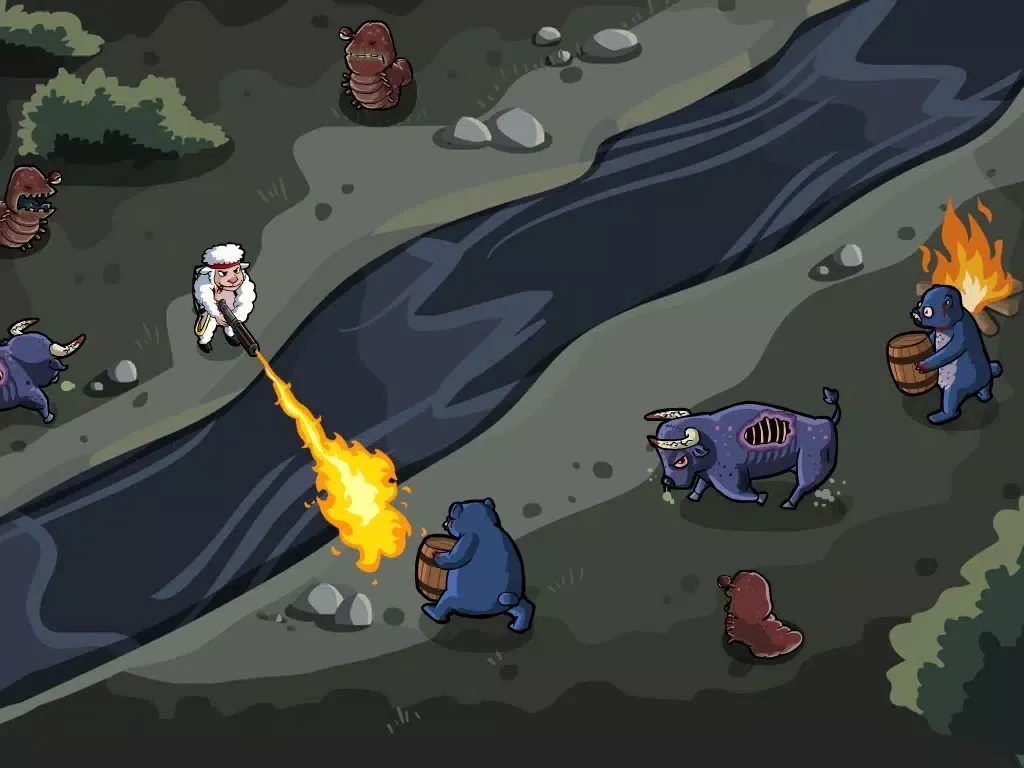 Lamebo VS. Zombies HD iPad  Screenshots