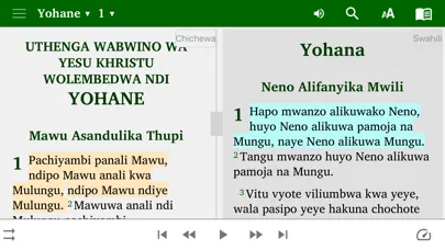 Chichewa Yao English Swahili Screenshots