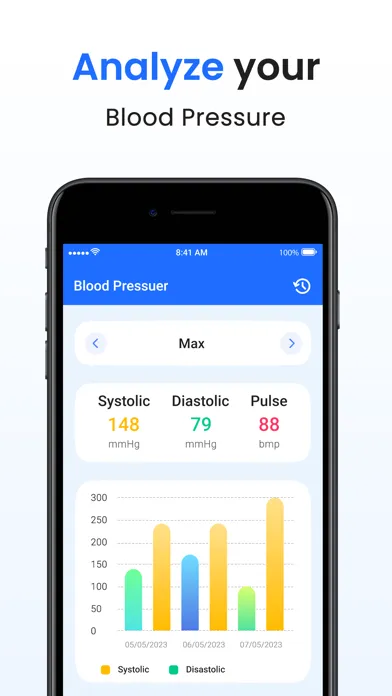 Blood Pressure Tracker應用截圖