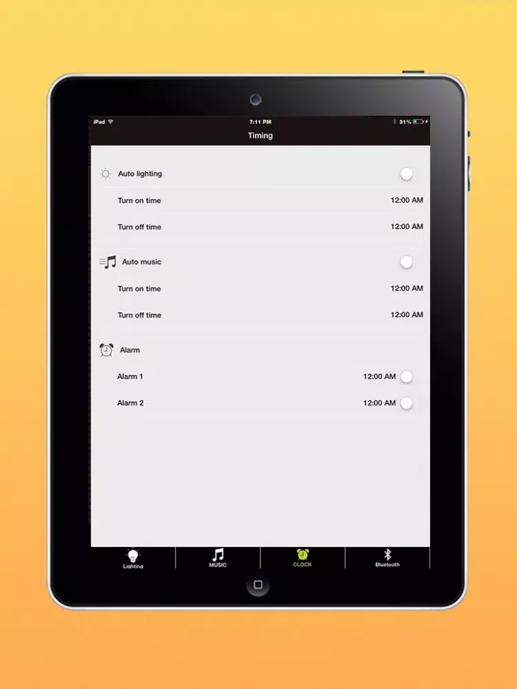 MultiLamp iPad  Screenshots