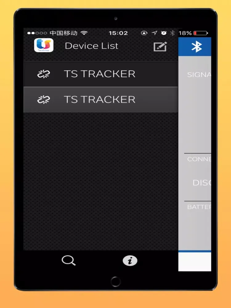TS TRACKER APP iPad  স্ক্রিনশট