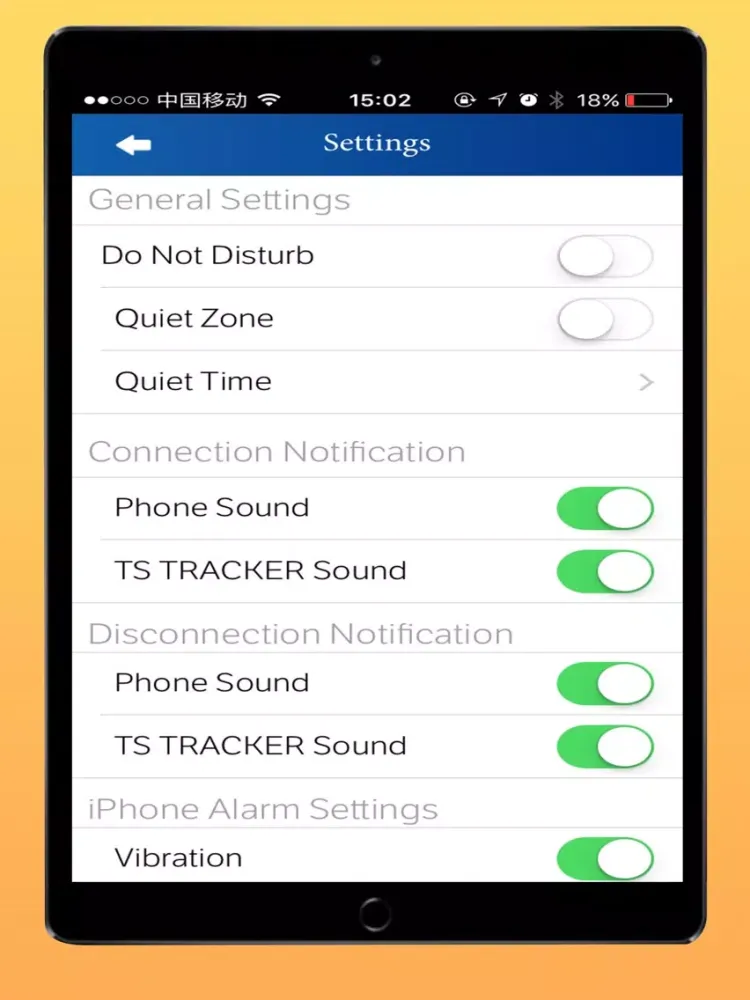 TS TRACKER APP iPad  স্ক্রিনশট