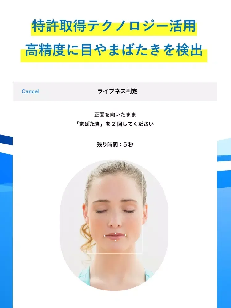 ライブネス判定 for eKYC iPad 應用截圖