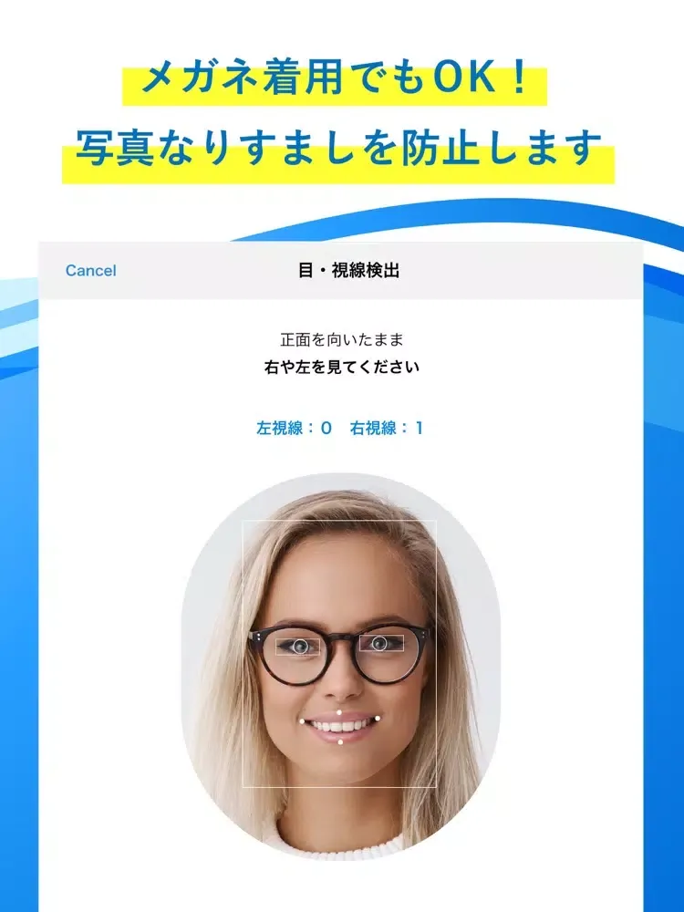ライブネス判定 for eKYC iPad 應用截圖