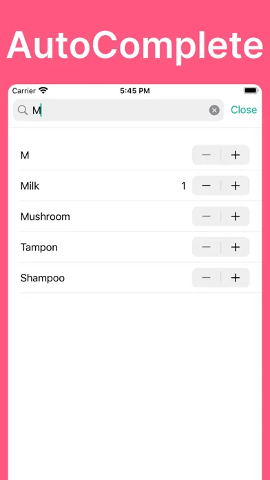 Shopping List Grocery list app Ekran Görüntüleri