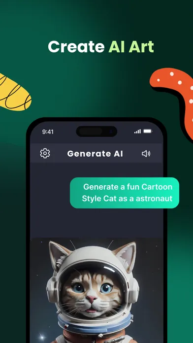 Capturas de tela do Ask AI Anything - Meta AI App