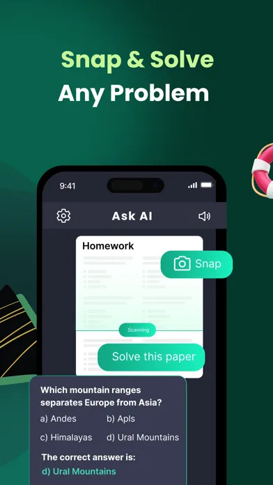 Capturas de tela do Ask AI Anything - Meta AI App