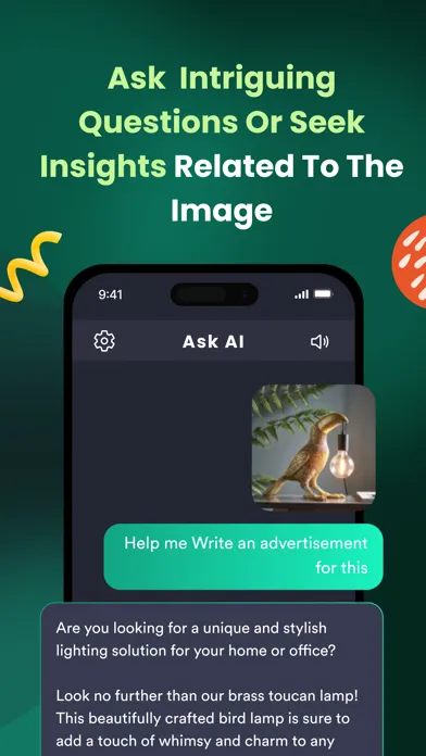 Capturas de tela do Ask AI Anything - Meta AI App