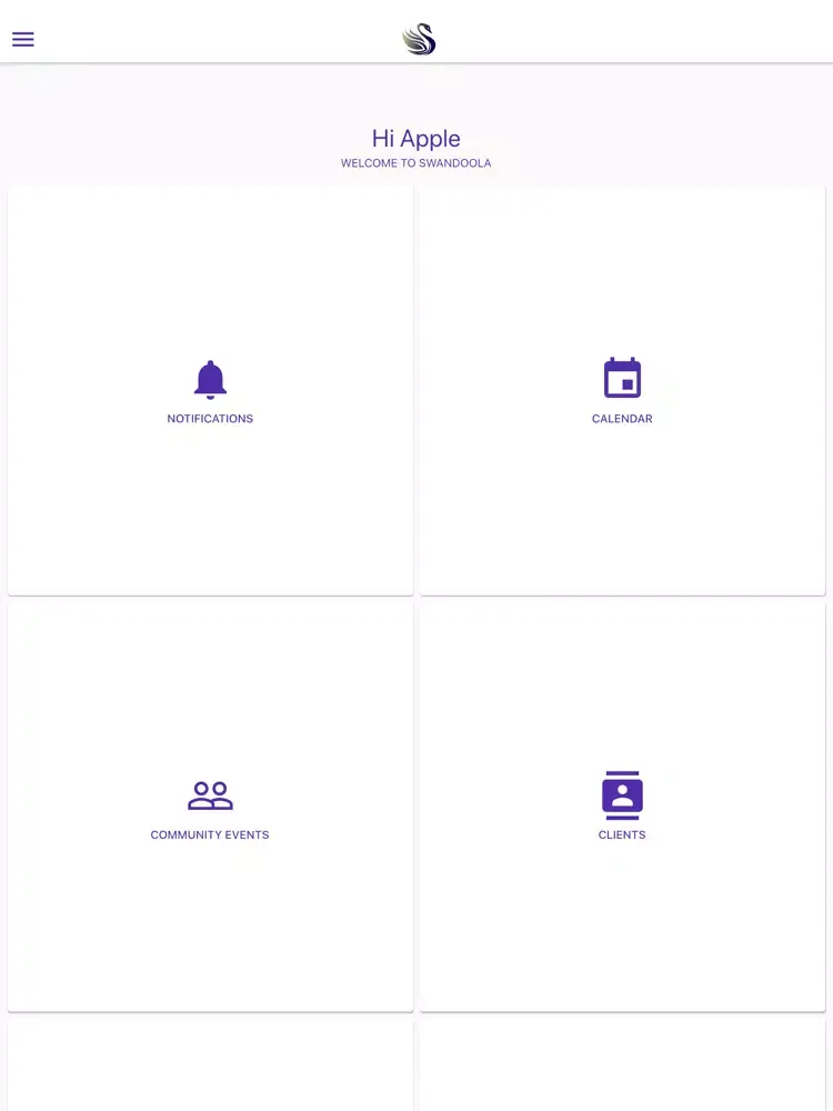 Swandoola Practitioners iPad  Screenshots