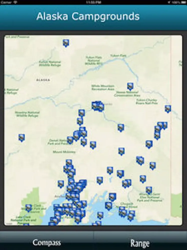 Скриншоты Alaska Campgrounds iPad 