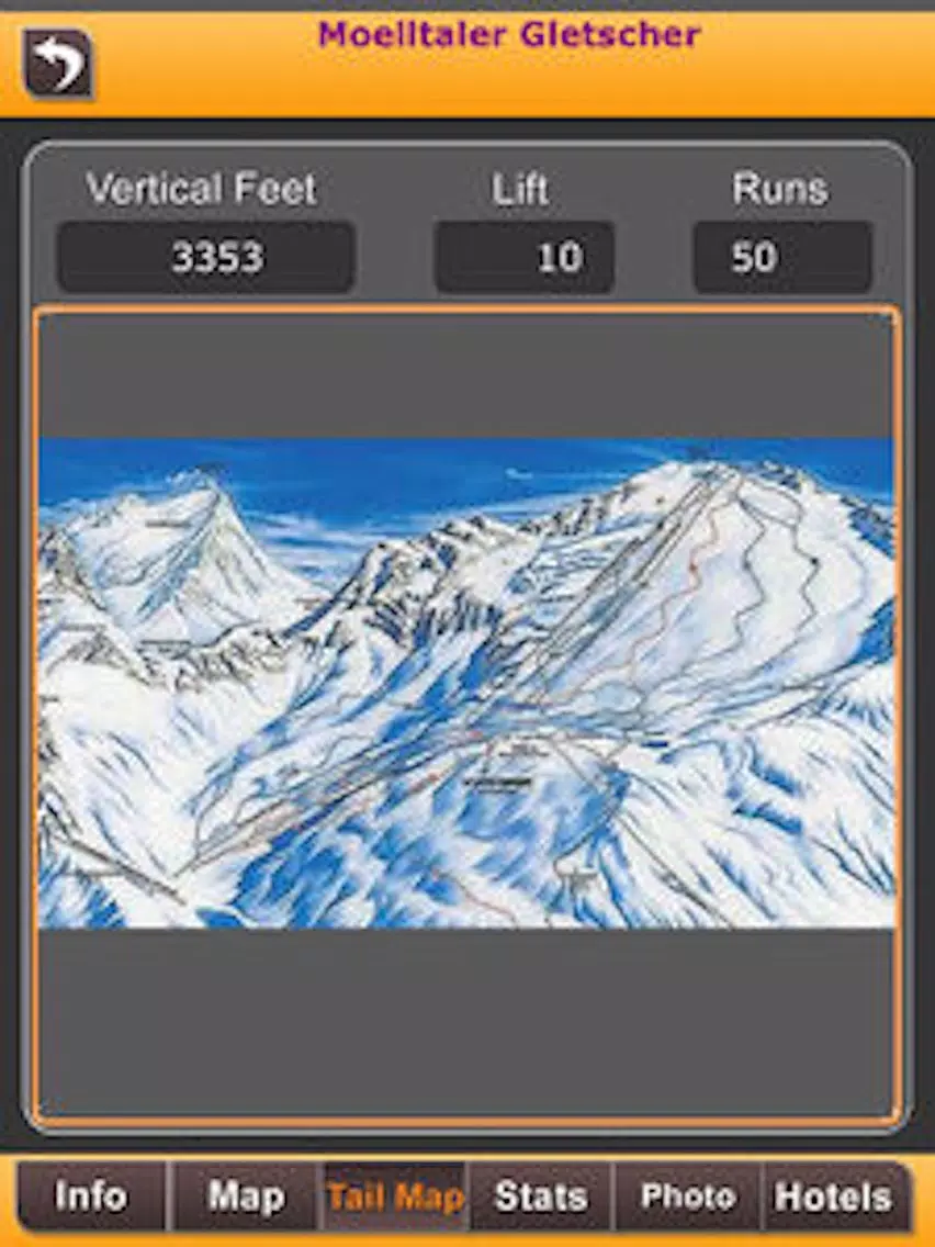 Austria Ski Resorts iPad 应用截图