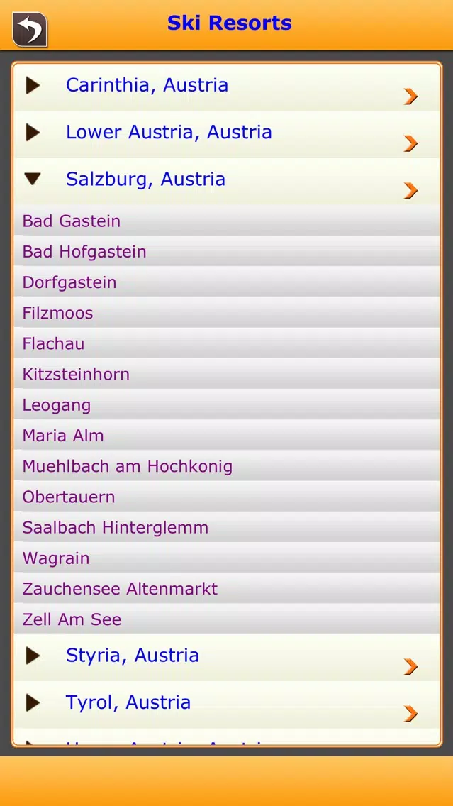 Austria Ski Resorts应用截图