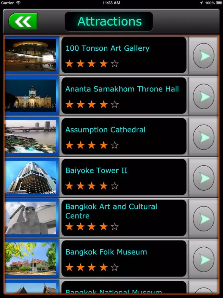 Bangkok Offline Map Travel iPad 应用截图