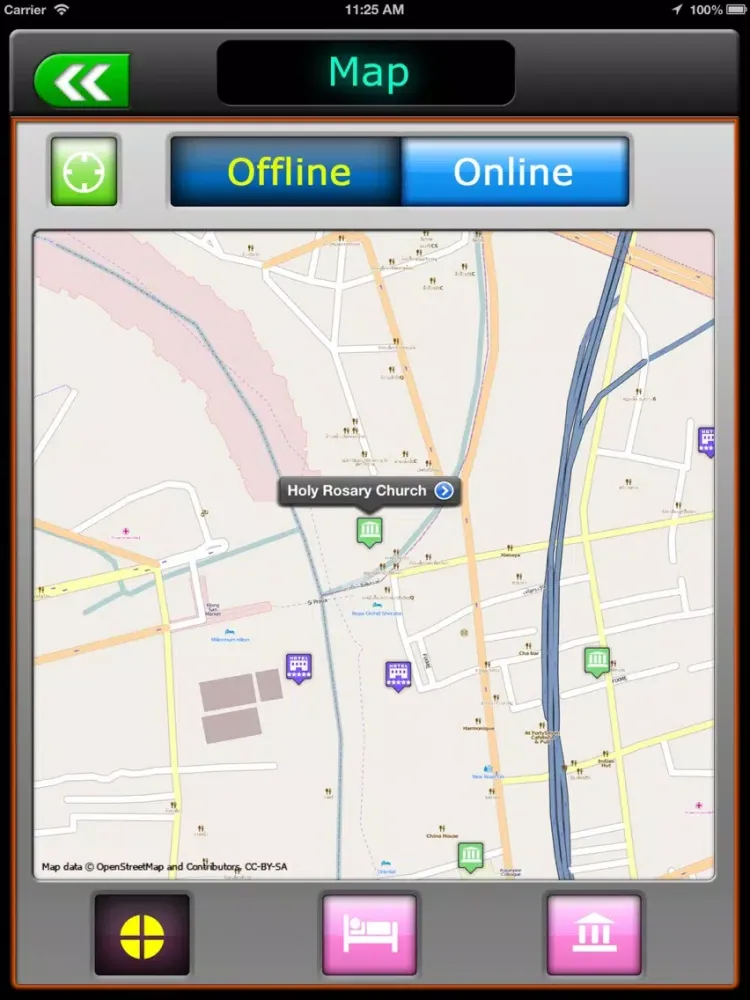 Bangkok Offline Map Travel iPad 应用截图