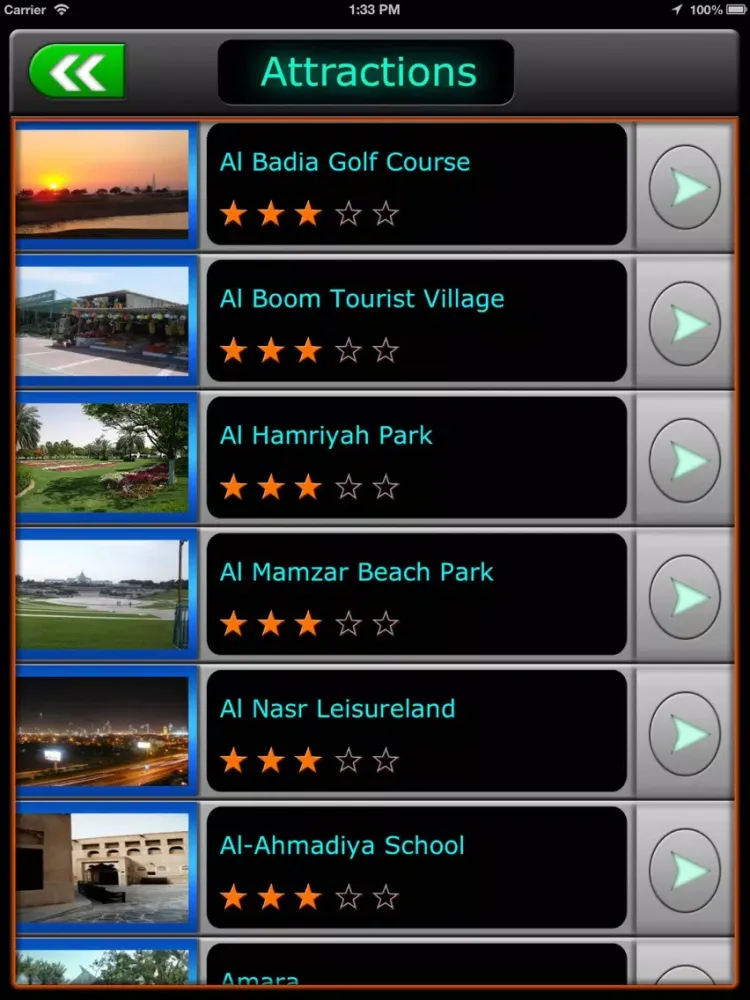 تصاویر Dubai Offline Map Travel Guide iPad 