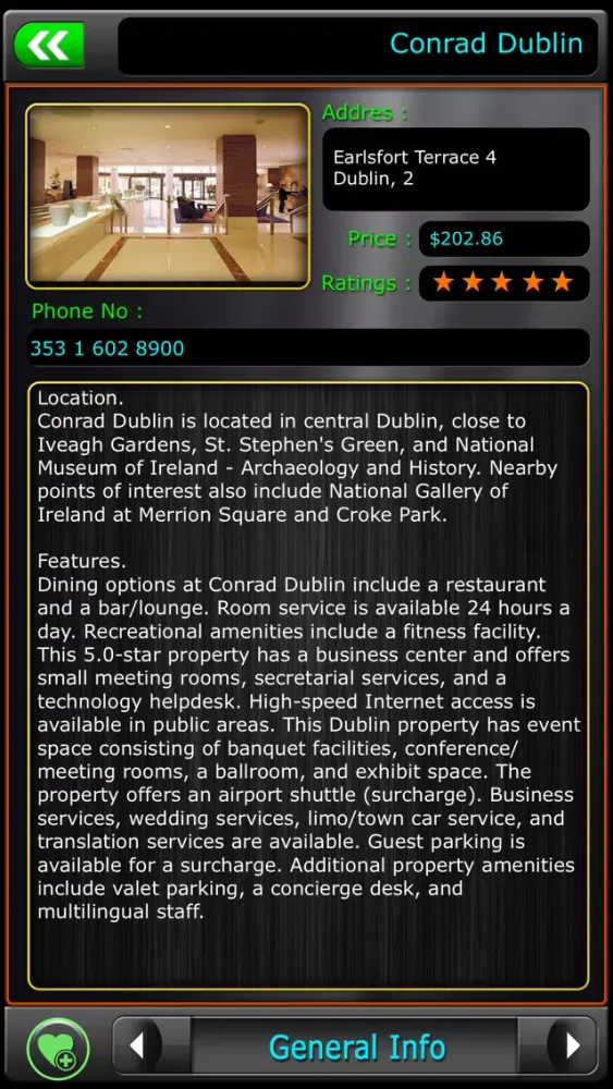 Screenshot di Dublin Offline Map Travel