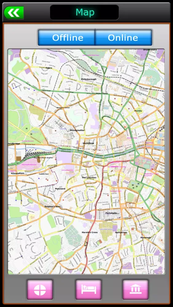 Screenshot di Dublin Offline Map Travel
