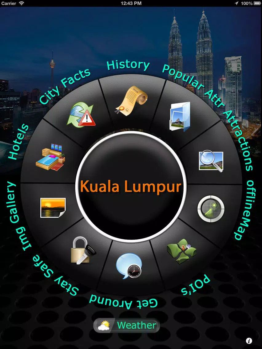 Capturas de pantalla de Kuala Lumpur Offline Travel iPad 