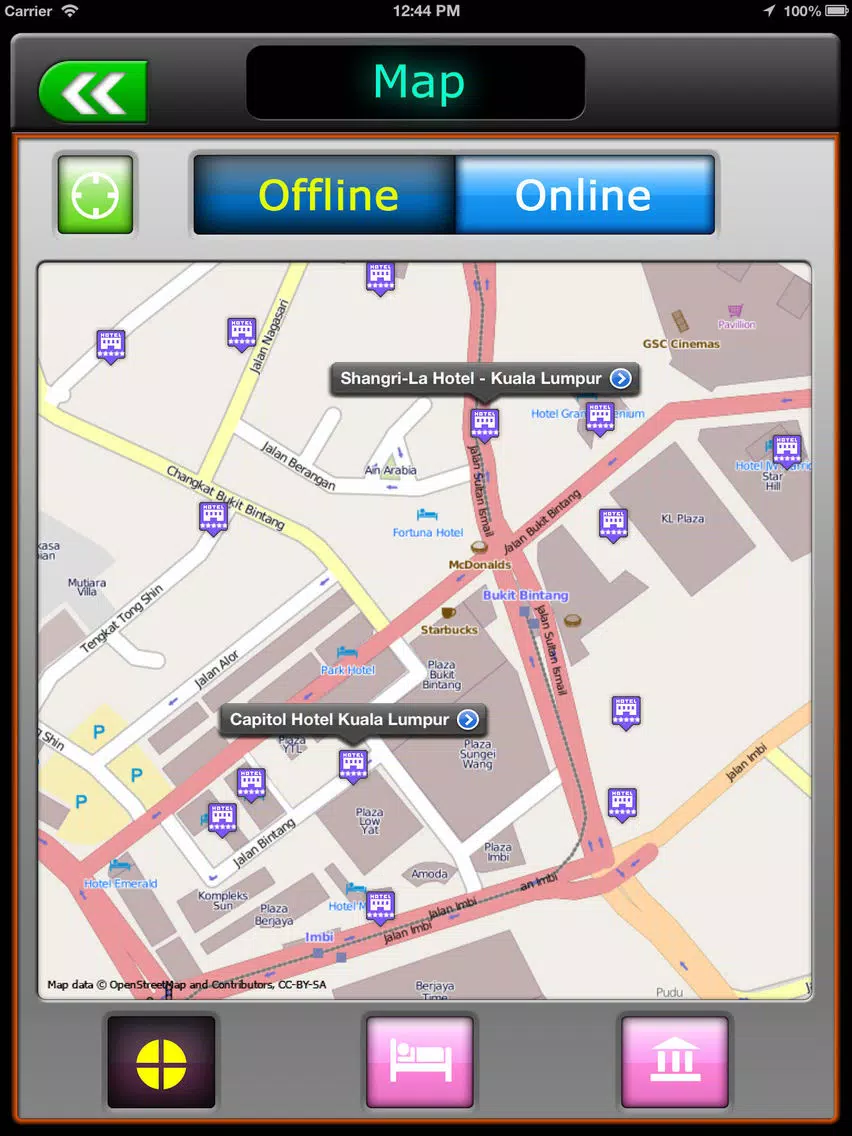 Capturas de pantalla de Kuala Lumpur Offline Travel iPad 